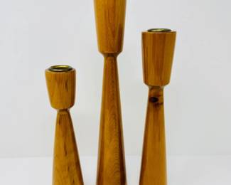28 VintageMyrtlewoodCandleHoldersHoneyGoldenFinishBrassInsert