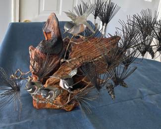 Larger of the two Brumm sculptures