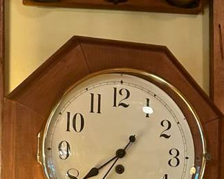 West Germany Pendulum Wall Clock $45