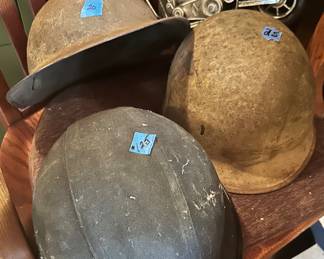 World war, military helmets