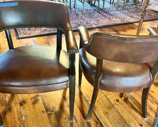 Arm chairs with grommet accents $115ea
(3) available. 