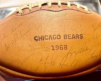 1968 Bears Team Signed Football $850