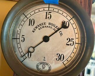 Kewanee Boiler Company Schaeffer & Budenberg temperature gauge $125