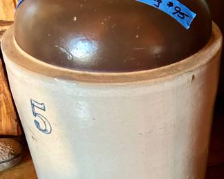 #5 gallon Stoneware Handled Jug $95