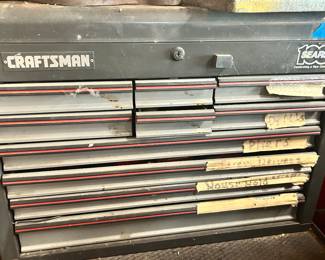 Craftsman 10 drawer top tool box  $75