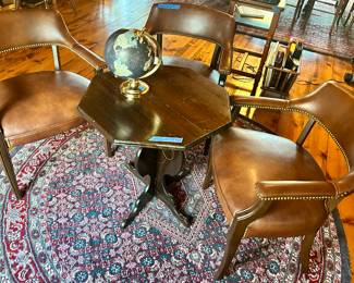 Arm chairs with grommet accents $115ea
(3) available. 