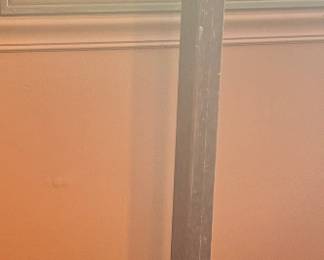 Antique wood hall tree/ coatrack $45