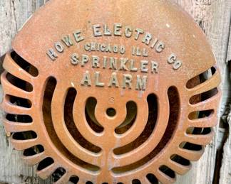 vintage howe electric chicago, il sprinkler alarm $350