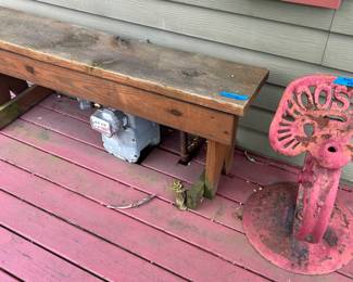 62” wide bench $30