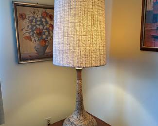 Lynard of California, Inc MCM Cork Table Lamp