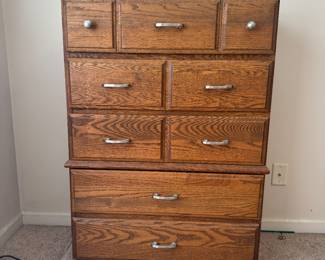 Solid wood dresser, $50