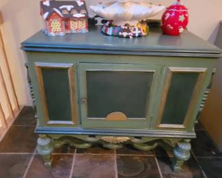 Antique all wood sideboard