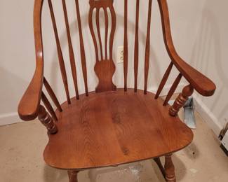 Antique wood Windsor chair