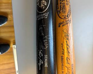 Two more signature bats, that makes 4 for this sale.  Ready for the collectors!