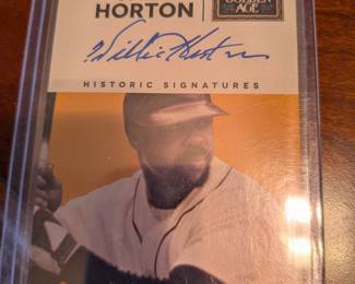 This is a great collectible for any baseball fan, featuring an authentic signature from Detroit Tigers legend Willie Horton. The signature is guaranteed by Panini America.