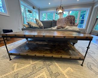 Rustic coffee table