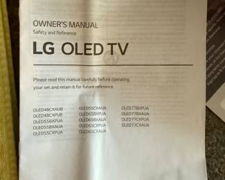 LG OLD TV 56" Flat Screen Smart