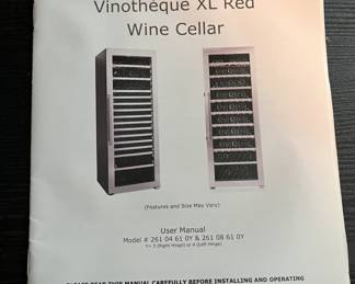 Wine Enthusiast XL Red Wine Cellar