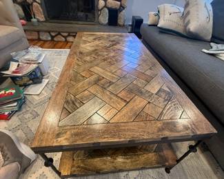 Rustic coffee table