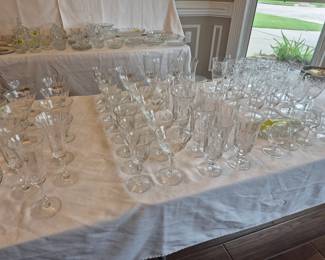 Crystal stemware--Tiffin, Elyse, Alure