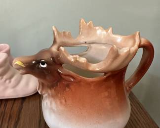 Vintage Moose Head Pitcher