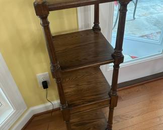 Pennsylvania House Vintage Cherry Four Tier Etagere Bookstand, 1' x 39.5" H, 2 available