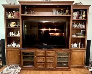 Beautiful, 3-pc Entertainment Center with 70" Elite TV included