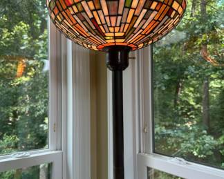 Tiffany-style floor lamp