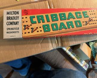 Milton Bradley Cribbage Board