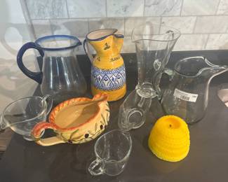 Assorted Pitchers & Serving Pieces