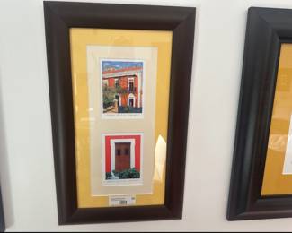 Framed Mexican Architectural Prints