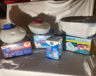 Vaporizers, steam inhaler, and foot spa