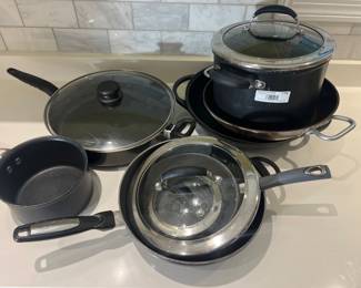 Assorted Nonstick Cookware with Lids