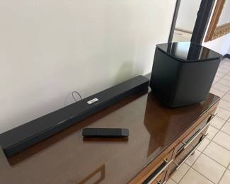 Bose Soundbar and Subwoofer with Remote