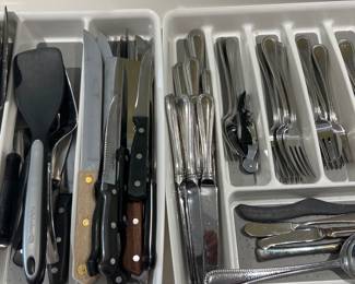 Mixed Kitchen Cutlery & Utensils
