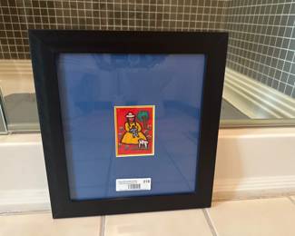 Small Framed Folk Art Print