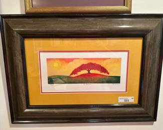 Framed limited edition print “El Sueño” by R. Espinoza.