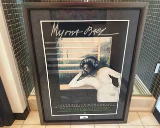 Framed Exhibition Poster, Myrna Báez