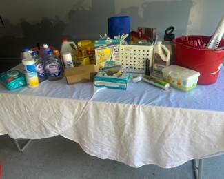 Household Cleaning Supplies Lot