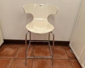 Modern White Bar Stool