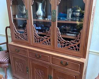 Rosewood China/Display Cabinet 
