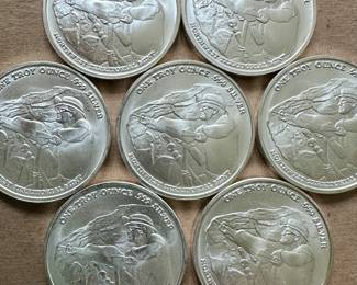 Silver Coins
1 Troy Ounce .999 Silver