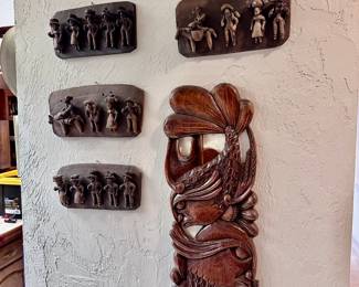 Hand carved Wall Decorations 