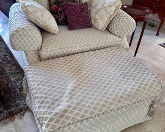 Norwalk Furniture Co. 
custom made Chair & Ottoman 