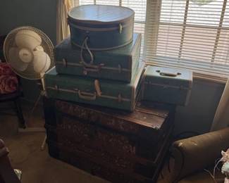 Vintage Trunk and Suitcases