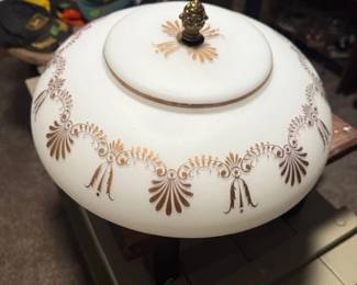Vintage Light Glass Shade 