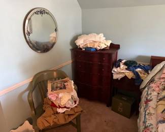 Chest of Drawers and Vintage Mirror 
