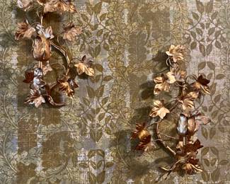 Lovely gold gild wall sconces