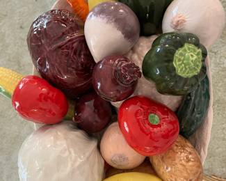 Gorgeous Italian ceramic vegetable set...make your table lovely with this!