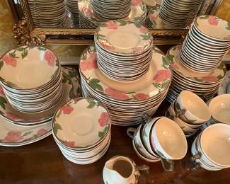 Franciscan Desert Rose Dinnerware...originally made in the 19402, so lovely and it' rare to find an entire set!